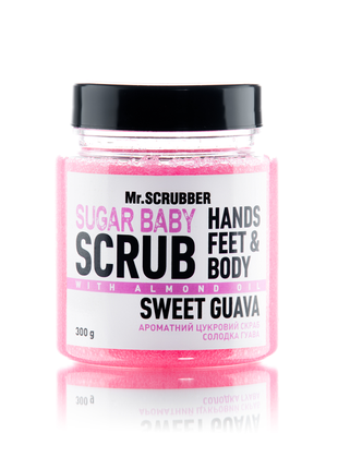 Цукровий скраб для тіла "sweet guava" mr.смуги навігації shugar baby hands feet & body scrub