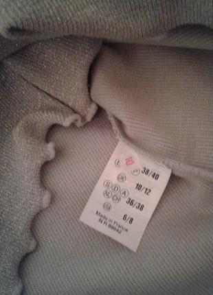 Кофта кофточка джемпер свитер с люрексом серебристая новая р.s-m5 фото