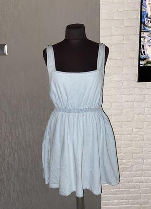 Сукня сарафан джинсовий asos, xl 52-54р1 фото