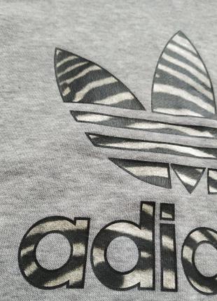 Серое худи,кофта от adidas3 фото