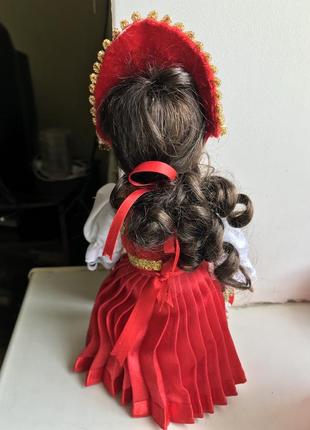 Коллекционная фарфоровая кукла на подставке3 фото