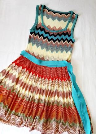 Нова сукня прінт missoni, легкий трикотаж