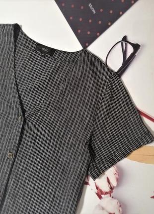 Брендовая льняная блуза next, размер 14/42 или xl, последние коллекции6 фото