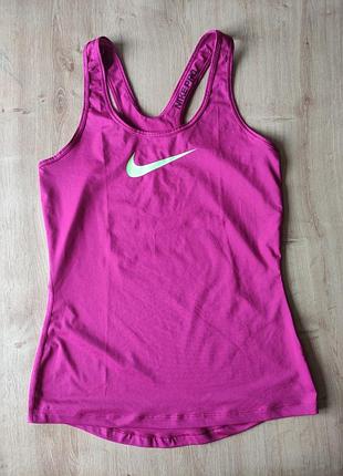 Фірмова жіноча спортивна майка nike pro, м, оригінал.