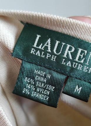Пуловер винтажный от ralph lauren масляний цвет шелк и нейлон8 фото