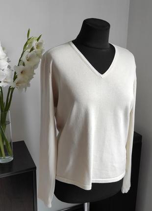 Пуловер винтажный от ralph lauren масляний цвет шелк и нейлон2 фото