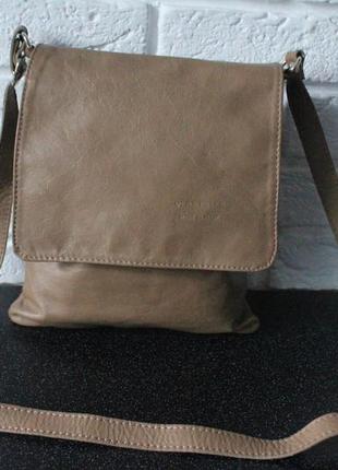 Vera pelle сумочка кросбоді, натуральна шкіра.1 фото