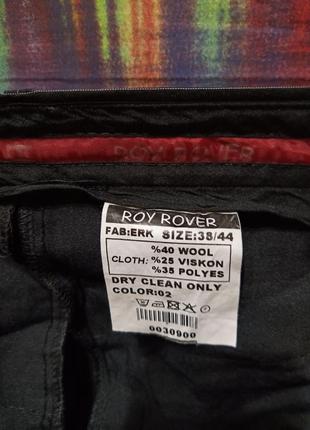 Офисные классические брюки roy rover в полоску прямого крою класические школьные штаны со стрелками8 фото