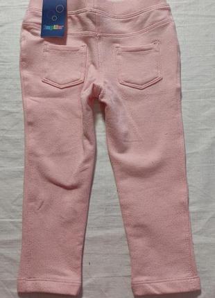Дитячі лосини в сіру крапинку для дівчинки lupilu, розмір 86/92, рожевий9 фото