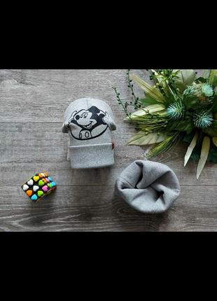 5 кольорів  шапочка + хомут для хлопчиків