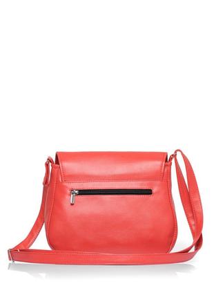 Жіноча червона сумочка з екошкіри4 фото