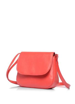 Жіноча червона сумочка з екошкіри3 фото