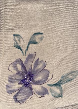 Кофта пуловер з красивими квітами bhs, 52-54р5 фото