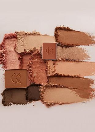 Палетка тіней і коригувальних пудр для особи kenia ontiveros beauty glow and go kit2 фото