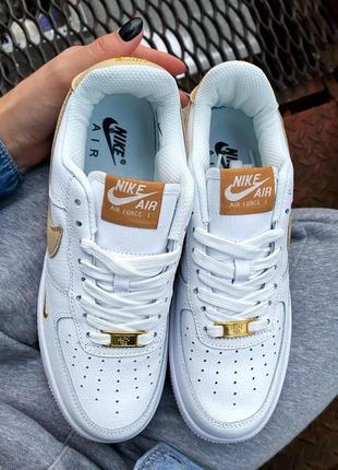 Жіночі кросівки nike air force double swoosh white/send / женские кроссовки найк аир форс6 фото