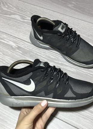 Кросівки nike free 5.0 flash оригінал чорні рефлективні розмір 38