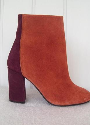 Ботинки полусапожки замша asos, стелька 24 см.