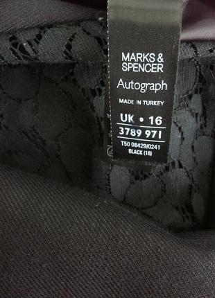 Элегантный жакет marks&spencer черного цвета5 фото