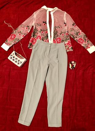 Сток ! стильні бірюзові брючки ☘️