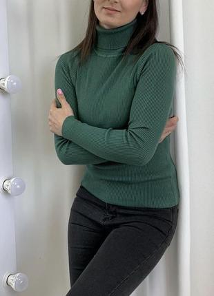 Гольф рубчик водолазка кофта свитер светер джемпер пуловер7 фото