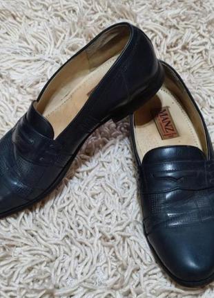 Шкіряні туфлі лофери мокасіни manz