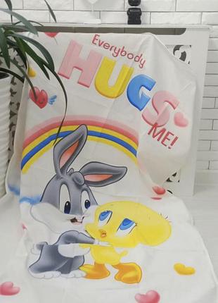 Простынь летняя вафельная-пике для ребёнка от тм тас