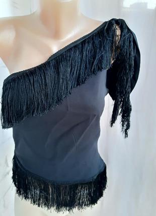 Шикарный топ с бахромой karen millen