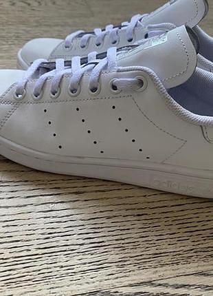 Кожаные кроссовки кеды adidas stan smith