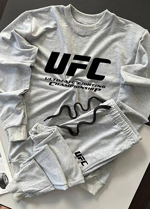Світшот + штани (сірий) ufc