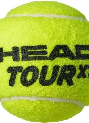 Мячи для большого тенниса head tour xt 3 шт зеленые (570823)2 фото