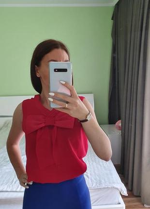 Блуза з бантом