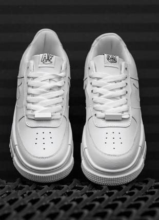 Кроссовки nike air force pixel white9 фото