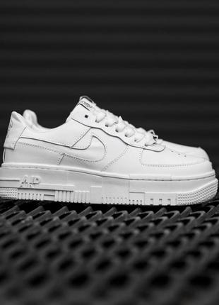 Кроссовки nike air force pixel white8 фото