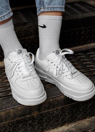 Кроссовки nike air force pixel white3 фото