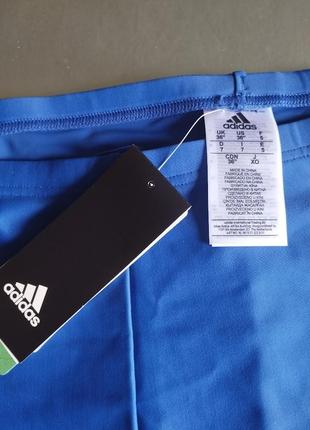 Фірмові плавальні шорти adidas 3-stripes swim boxers collegiate royal/white (dz7523)5 фото