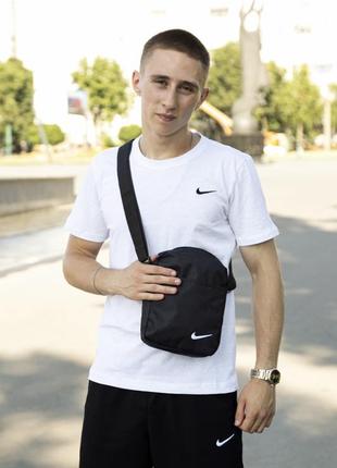 Сумка через плече сумка-мессенджер барсетка nike black3 фото