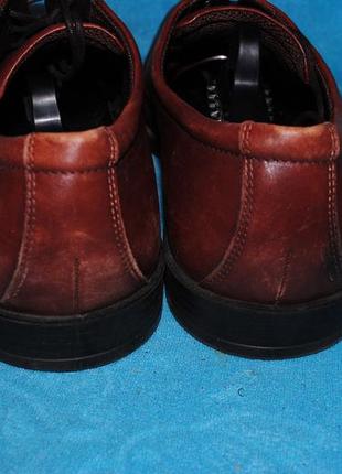 Ecco туфли кожа коричневые 44 р4 фото