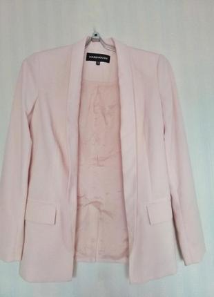 Пиджак нежно розовый кардиган кофта2 фото