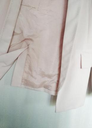 Пиджак нежно розовый кардиган кофта3 фото