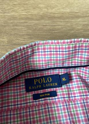 Рубашка в клетку polo ralph lauren  non iron2 фото