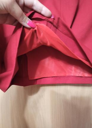 Красная юбка 50-528 фото