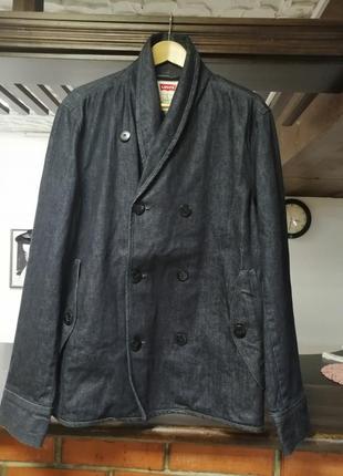 Джинсова чоловіча куртка бренду levis, оригінал.10 фото