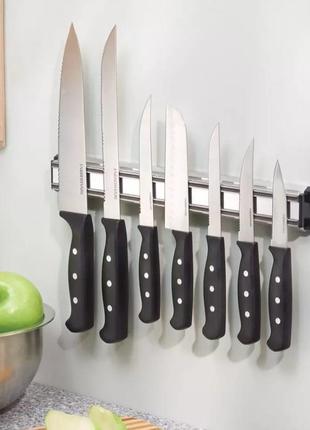 Алюминиевый магнитный держатель для ножей 30 см.