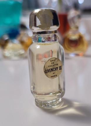 Givenchy ііі, винтажная миниатюра, туалетная вода, 4 мл