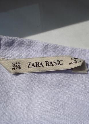 Zara, лляна блуза, р.s6 фото