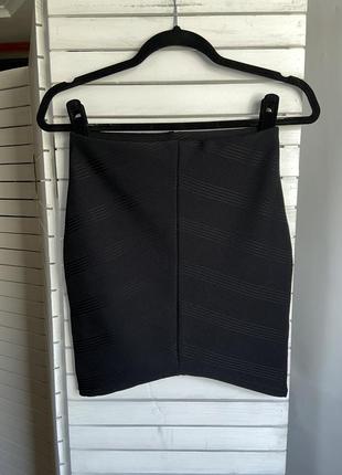 Спідниця чорна missguided олівець облягаюча по фігурі