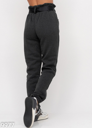 Штани. теплі штани на флісі з високою посадкою розмір: s, m, l, xl, xxl, 3xl матеріал:2 фото