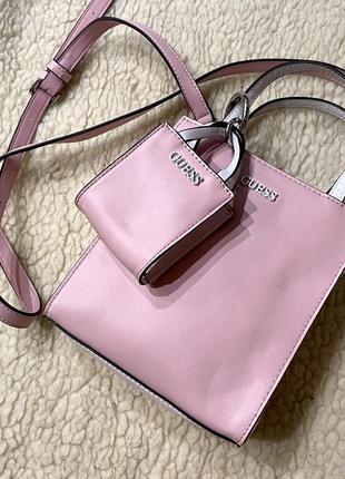guess picnic mini tote pink 1500 100661216