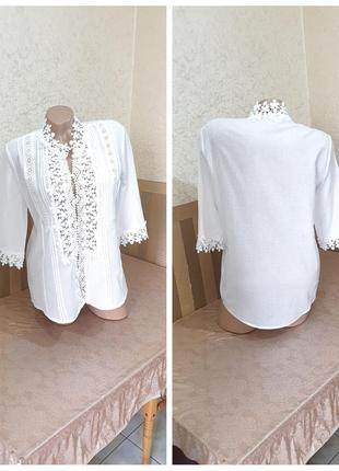 Блузка.з мереживом. floryday.