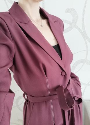 Комбинезон костюм missguided бордо,  размер s, m.